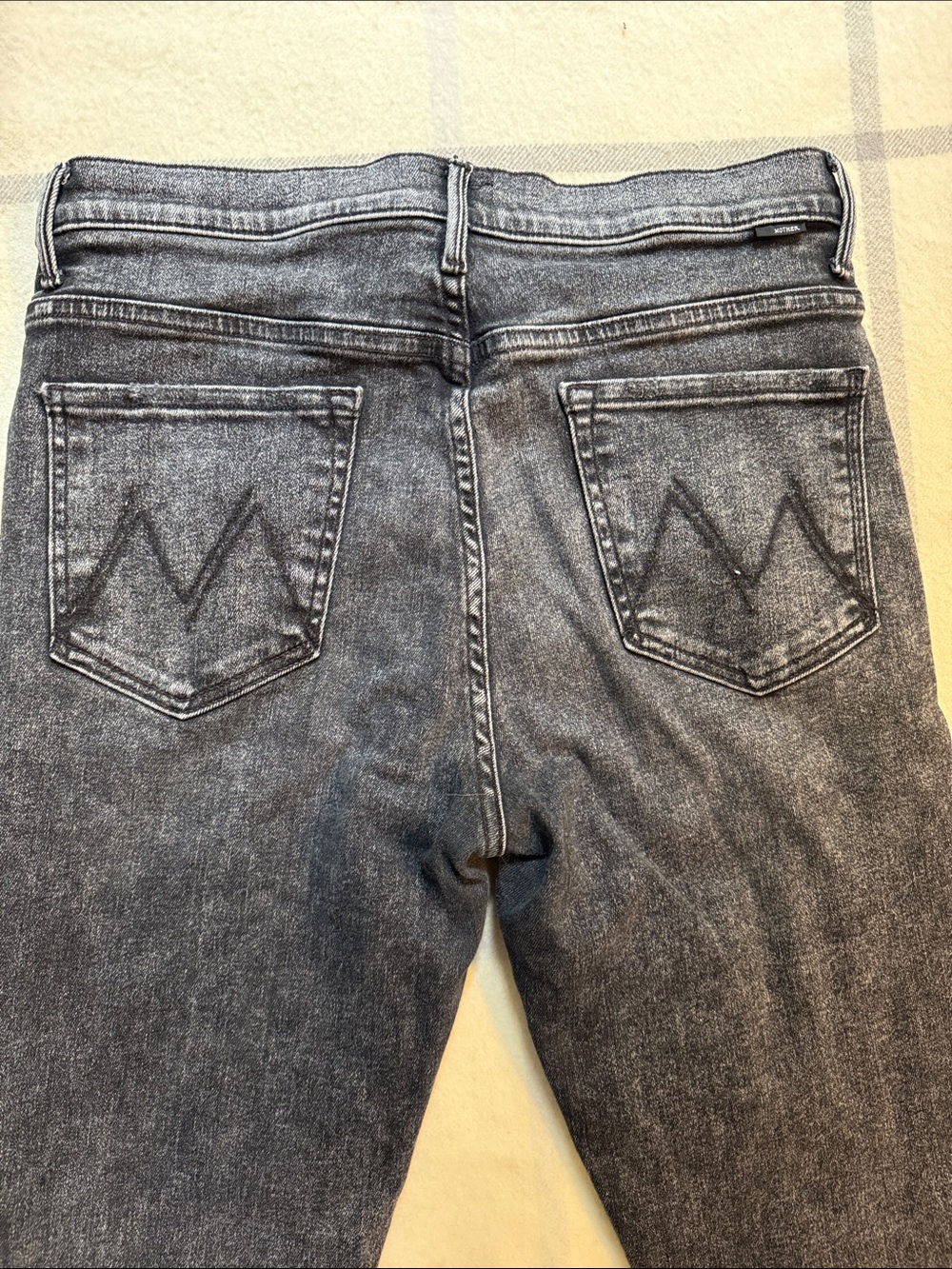 MOTHER The Seamed Swooner Skimp Jean in Train Stops Size 32 - Picture 8 of 16